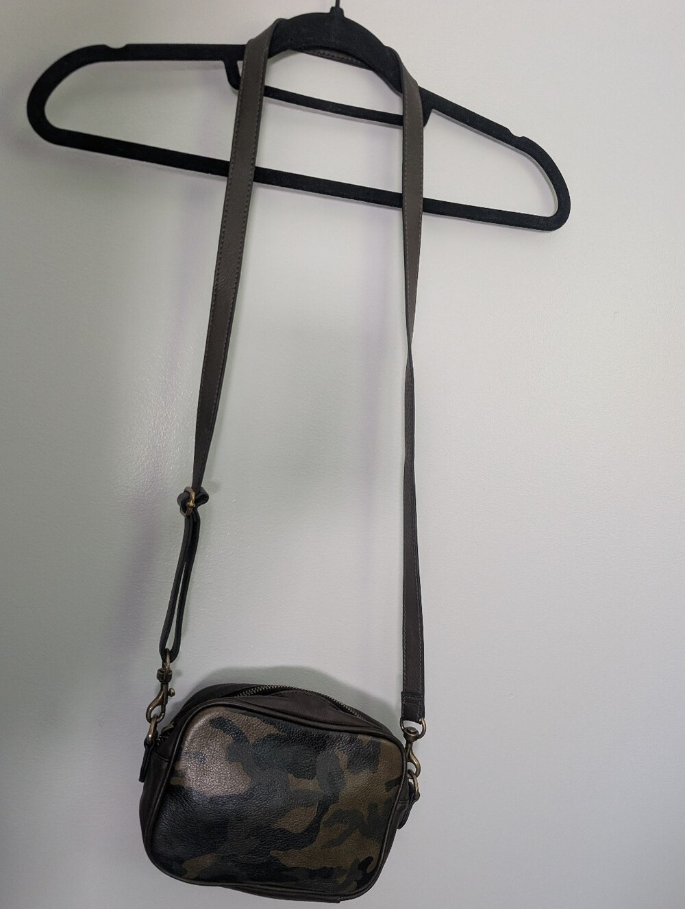 Margot Olive Green Camo Crossbody Bag - Women